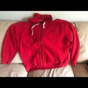 Men’s 2xl POLO zippered hoodie